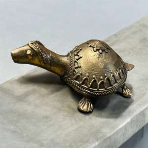 Brass Turtle Figurine-ruralrack