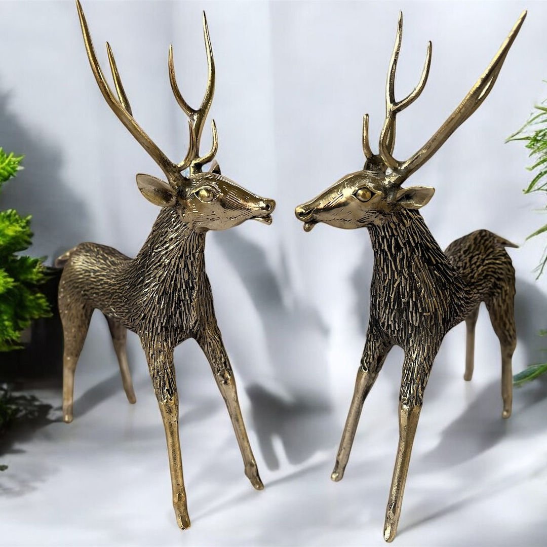 Bell Metal - Deer Pair - ruralrack.com