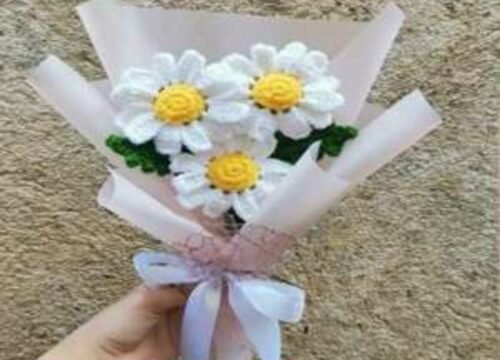 Crochet Daisy Flowers Bouquet-ruralrack