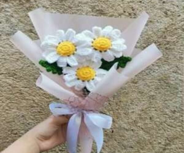 Crochet Daisy Flowers Bouquet-ruralrack